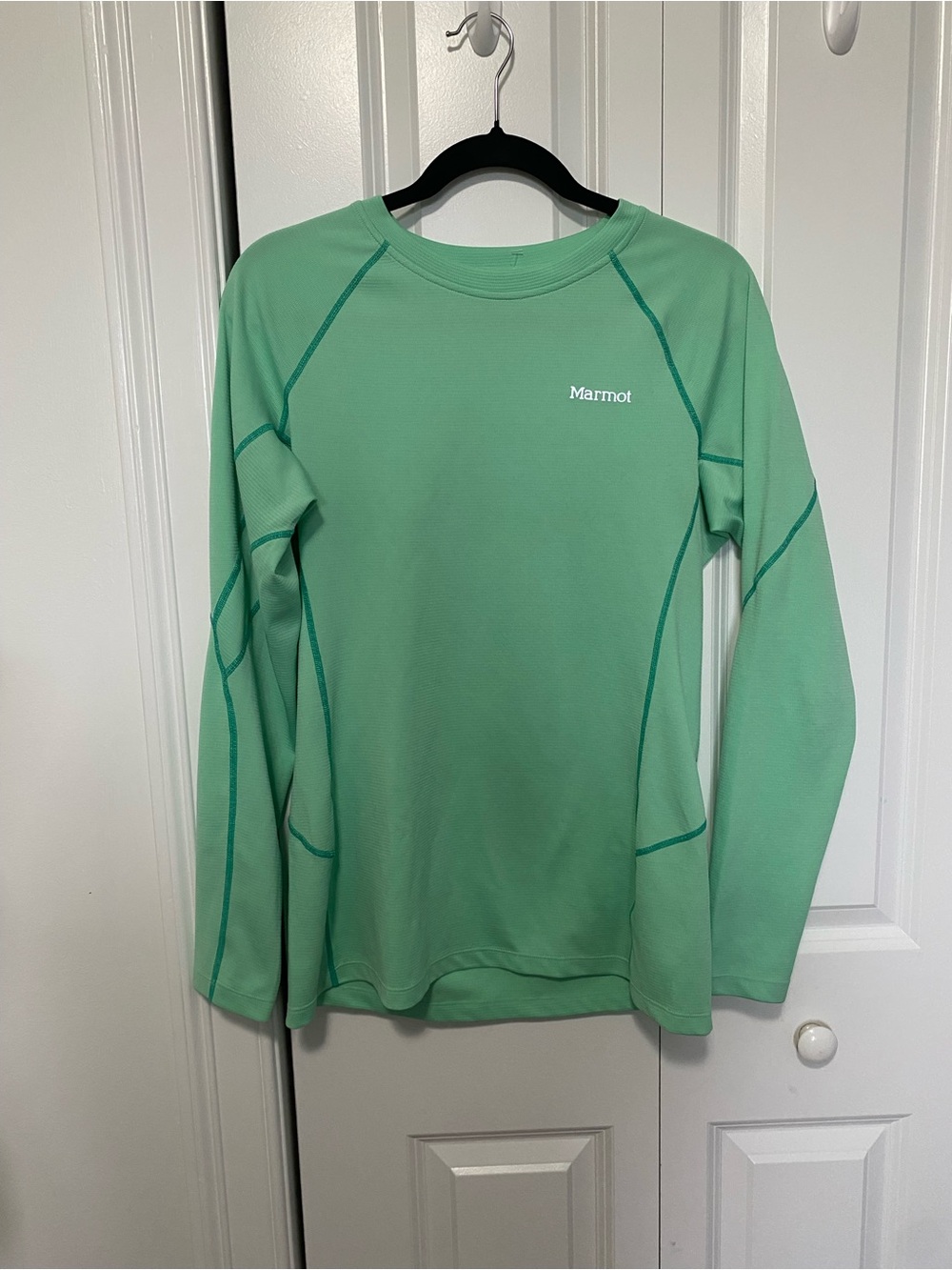 Marmot Seafoam Green Long-Sleeve Performance Top